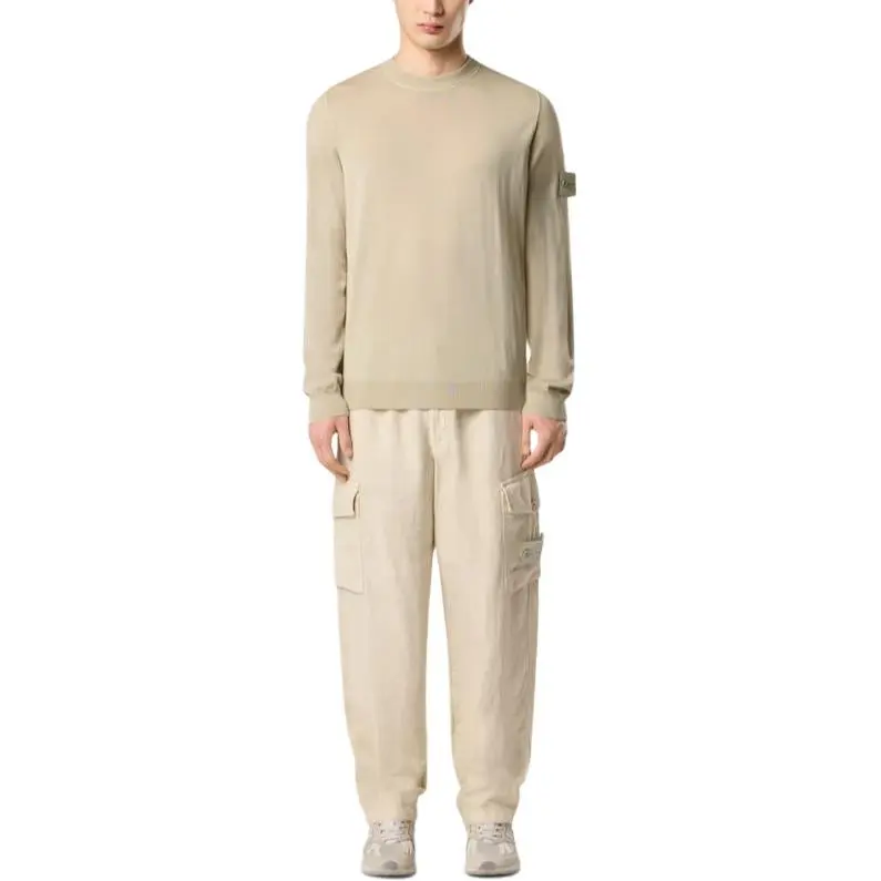 STONE ISLAND Logo Patch Crewneck Jumper-2