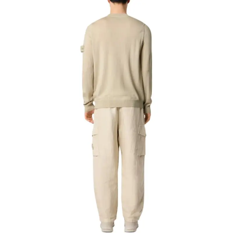 STONE ISLAND Logo Patch Crewneck Jumper-3