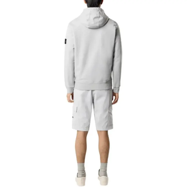 STONE ISLAND Compass Patch Drawstring Hoodie-3