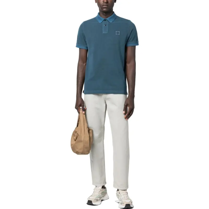 STONE ISLAND Polo Shirts Men Green-3
