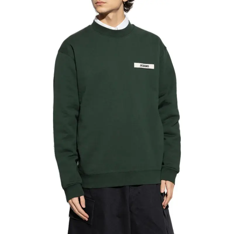 Jacquemus Logo Patch Crewneck Sweatshirt-1