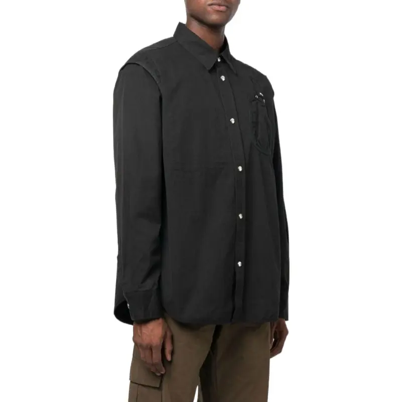 DIESEL Shirts Men Black-1