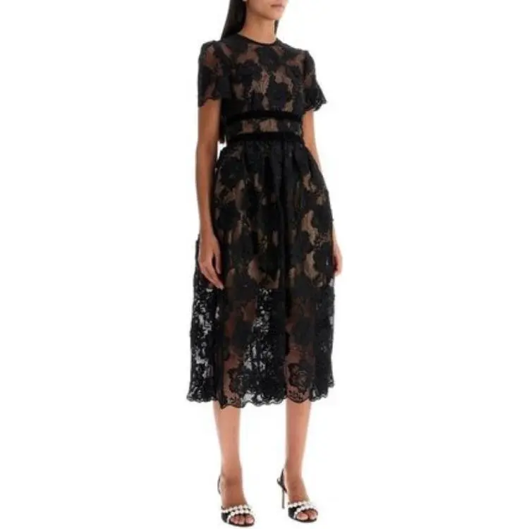 Self portrait Lace Midi Dress-1