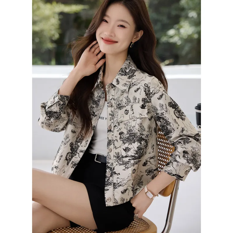 Mo Han Yi Mei Jackets Coats Women's Multicolor-5