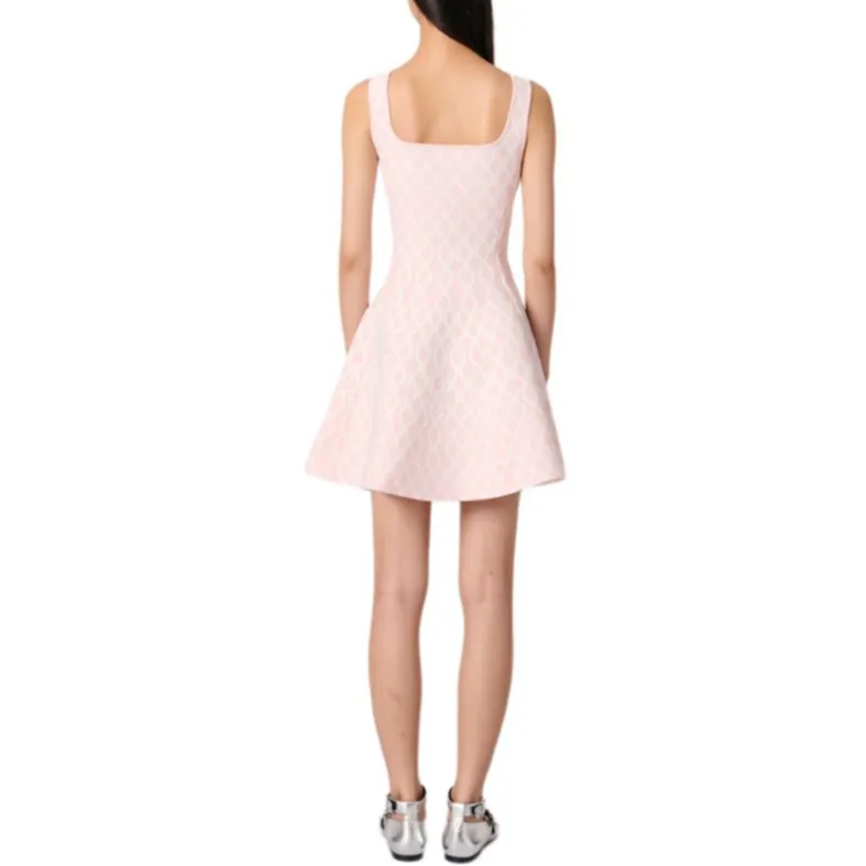 Maje Jacquard Knitted Mini Dress-3