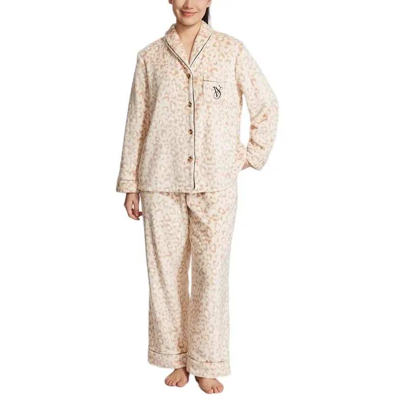 Victoria's Secret Pajama Set Women's Peach Tangerine-1