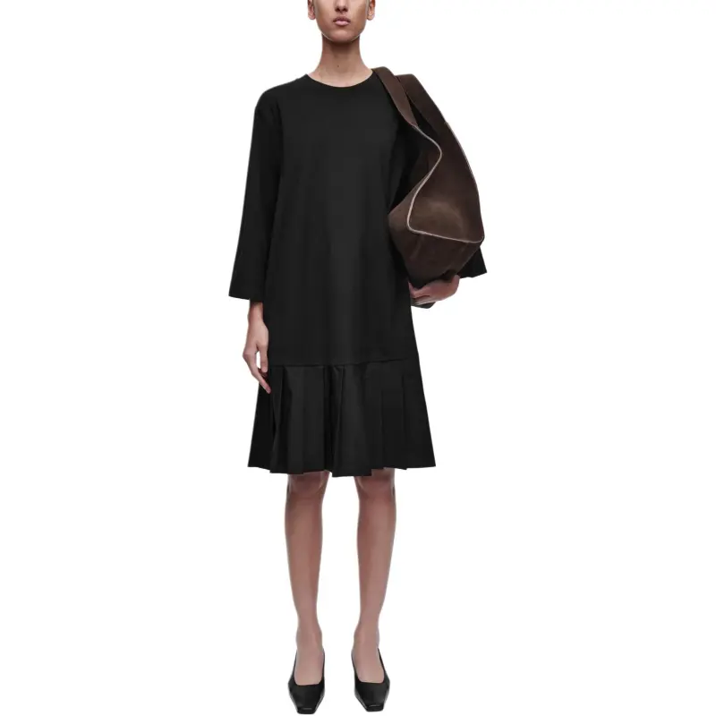 COS Long-Sleeved Dresses Women's Black-2