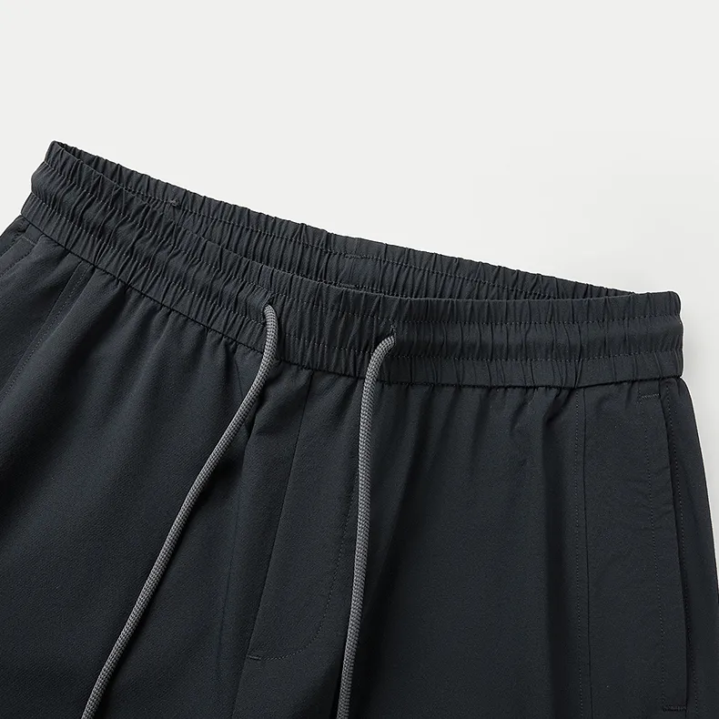 HLA Casual Pants Men Navy Blue Pattern A7-2