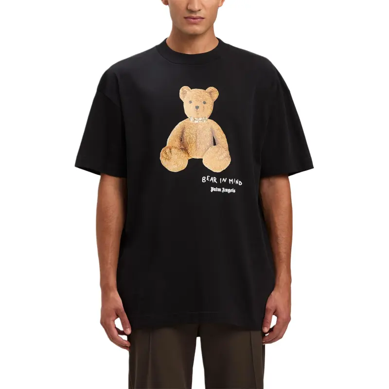 PALM ANGELS Bear In Mind T Shirt-1