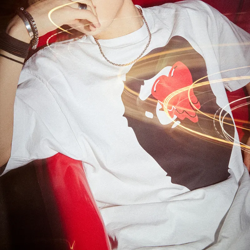 A BATHING APE X Emotionally Unavailable Ape Head Tee-6