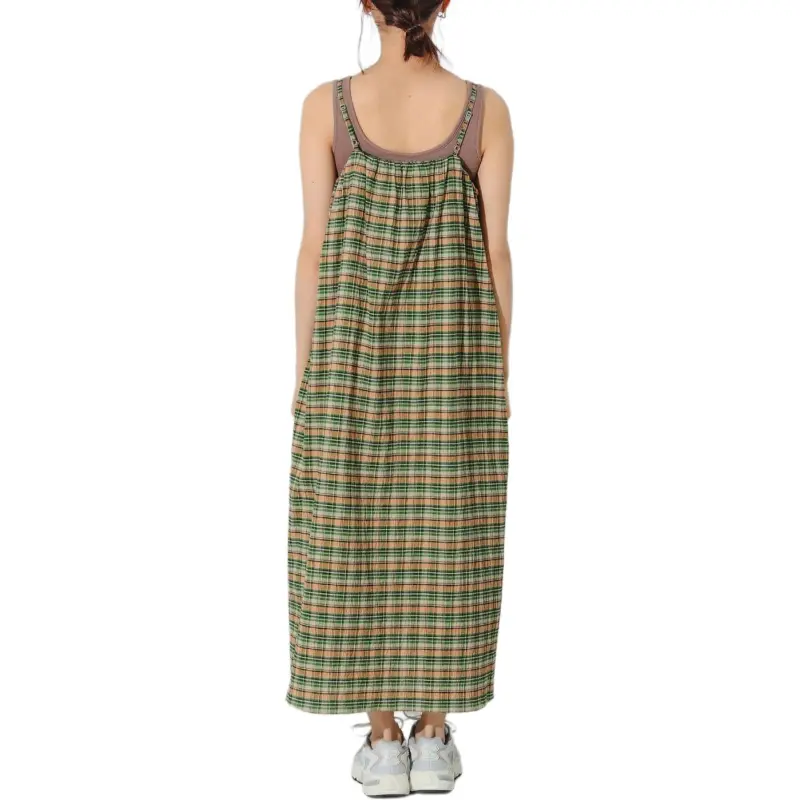 Beams Slip Dresses Women's Orange-3