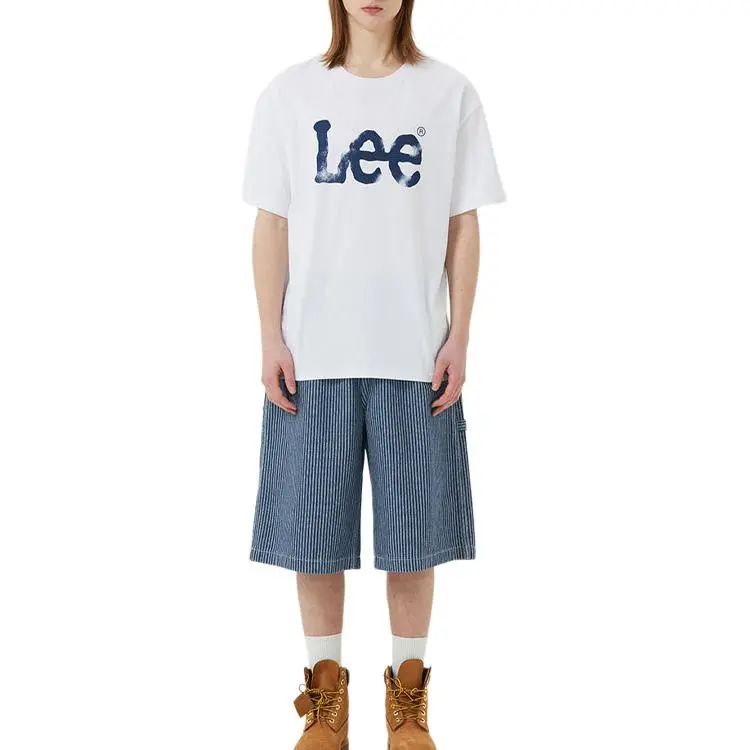 Lee Denim Shorts Unisex Light Blue-3
