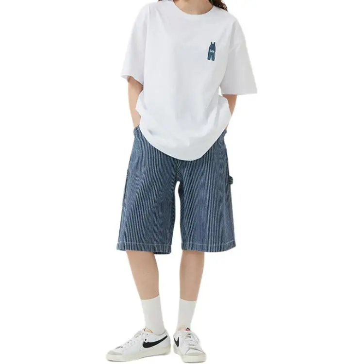 Lee Denim Shorts Unisex Light Blue-2