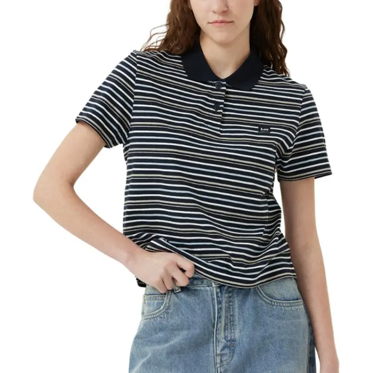 Lee Polo Shirt Women's Marine Blue-2