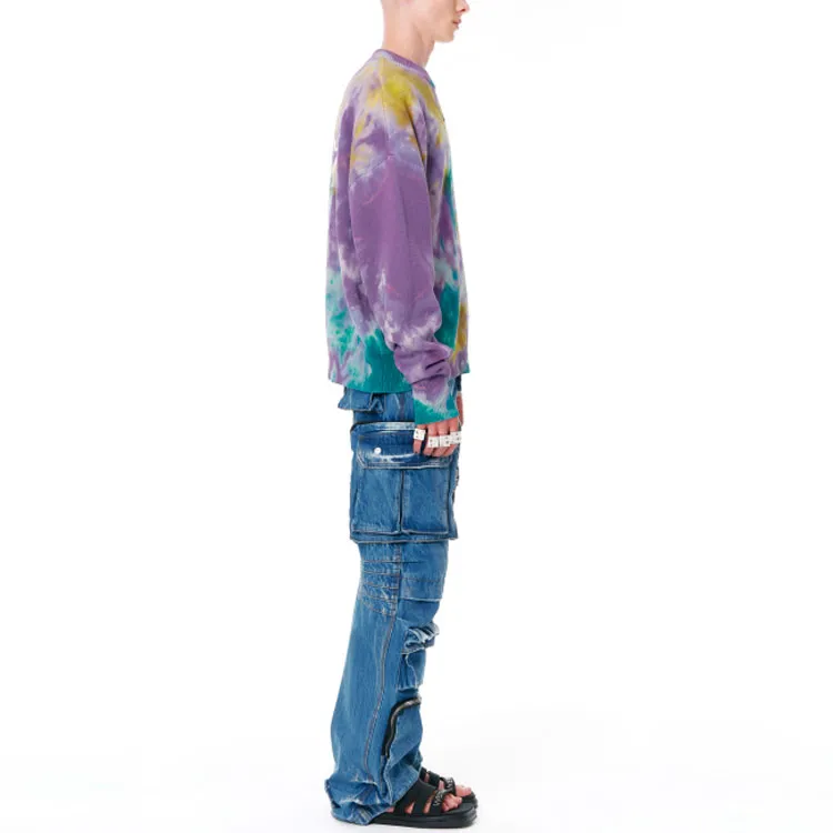 WE11DONE SS22 Sweater Unisex Purple-3
