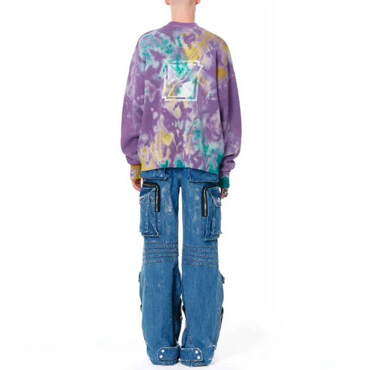 WE11DONE SS22 Sweater Unisex Purple-4