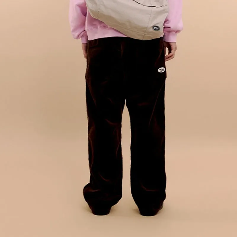 Mmlg FW24 Casual Pants Unisex Brown-4