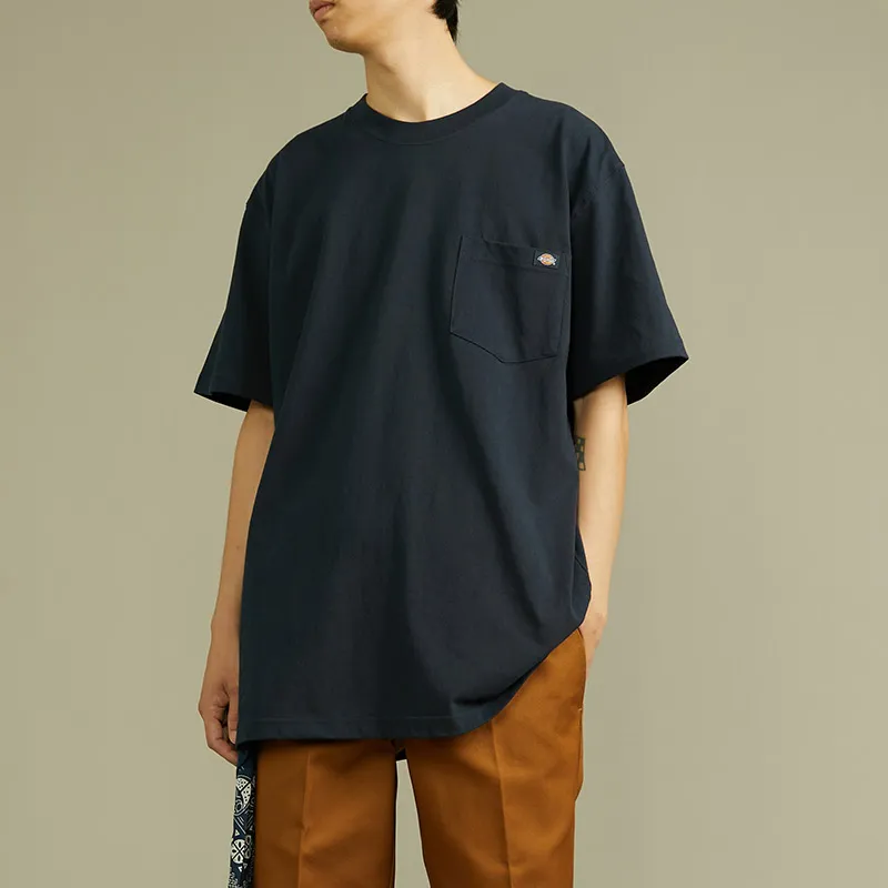 Dickies T Shirts Unisex Navy Blue-1