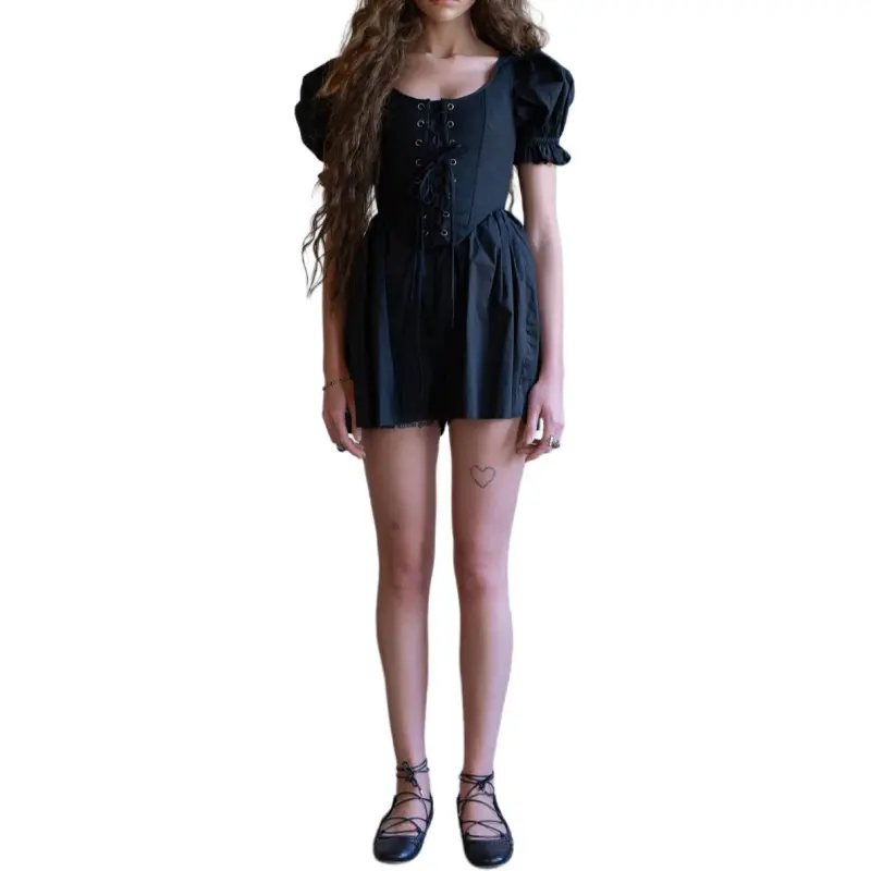 Selkie Collection SS24 Tank Top Women's Black-1