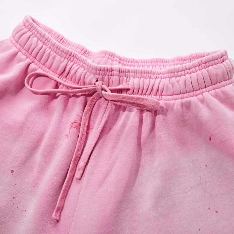 SSSAINT LOUIS Casual Shorts Unisex Pink-2
