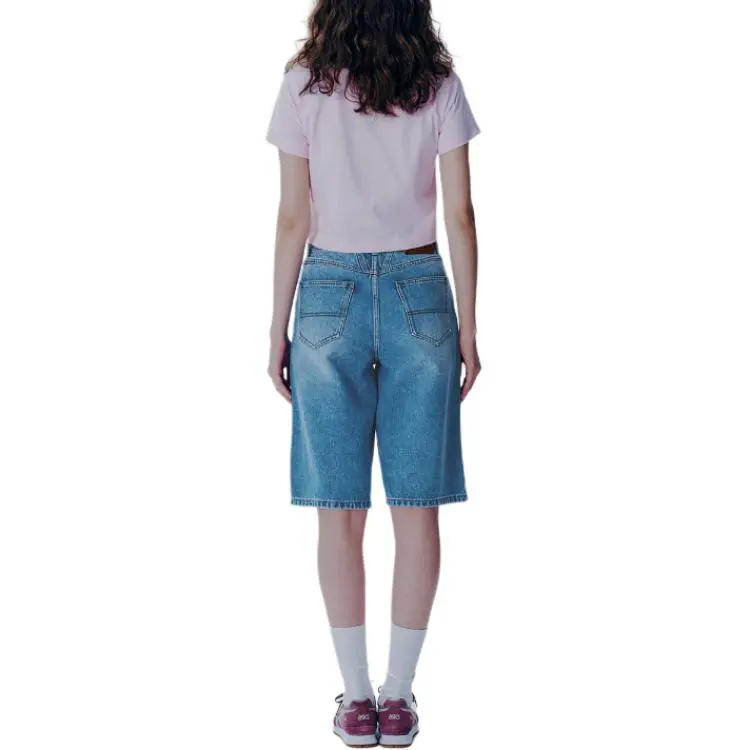 MARITHE FRANCOIS GIRBAUD Denim Bermuda Shorts Women's-4
