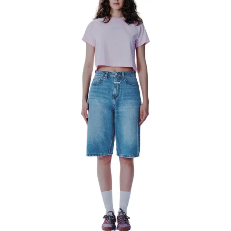 MARITHE FRANCOIS GIRBAUD Denim Bermuda Shorts Women's-2