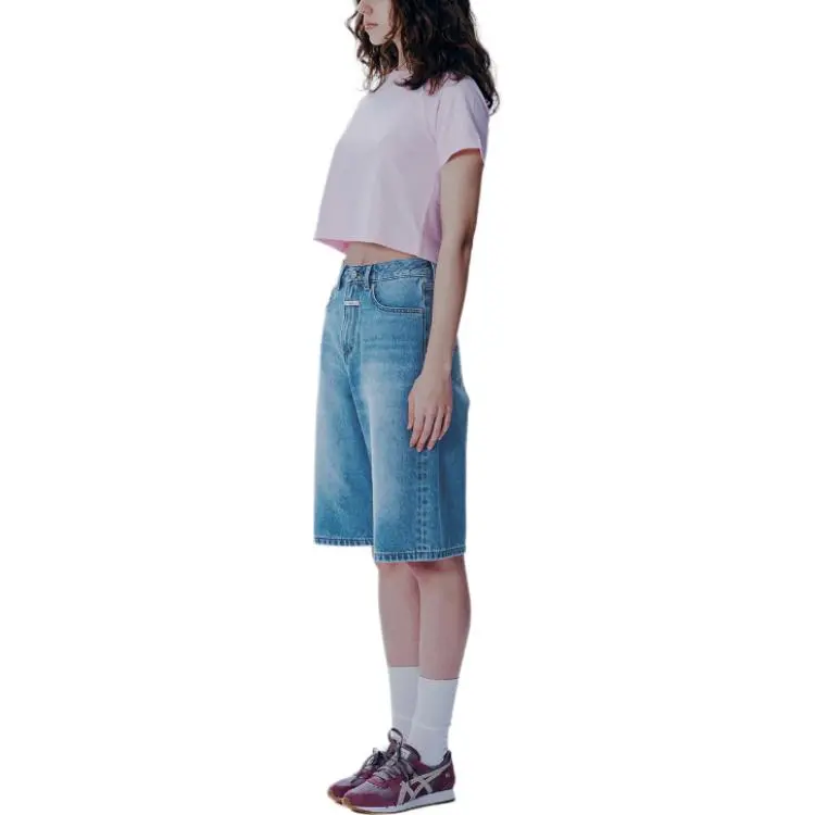 MARITHE FRANCOIS GIRBAUD Denim Bermuda Shorts Women's-3