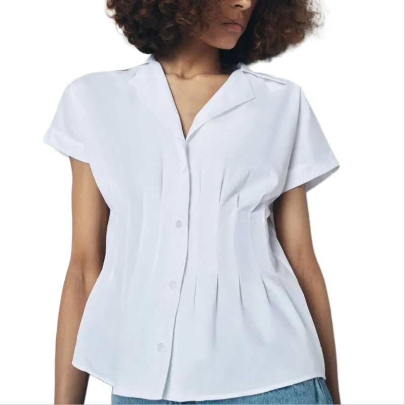 ZARA ZW Series Shirt Women's White-2