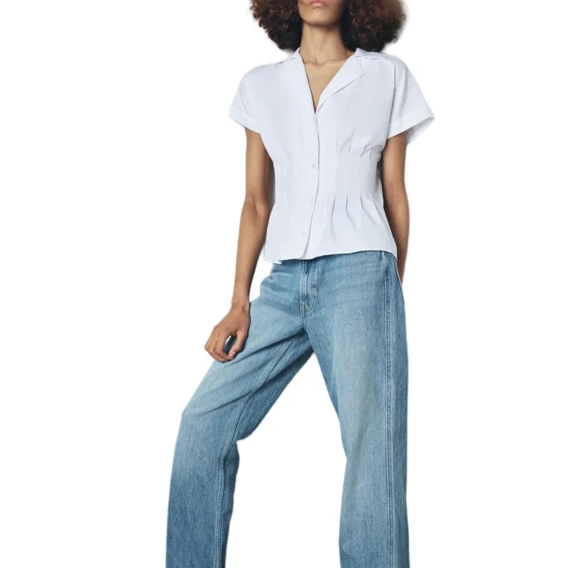 ZARA ZW Series Shirt Women's White-4