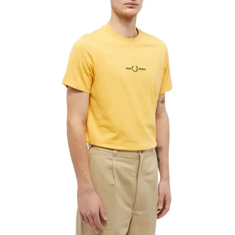 FRED PERRY T Shirt Men's Yellow-1