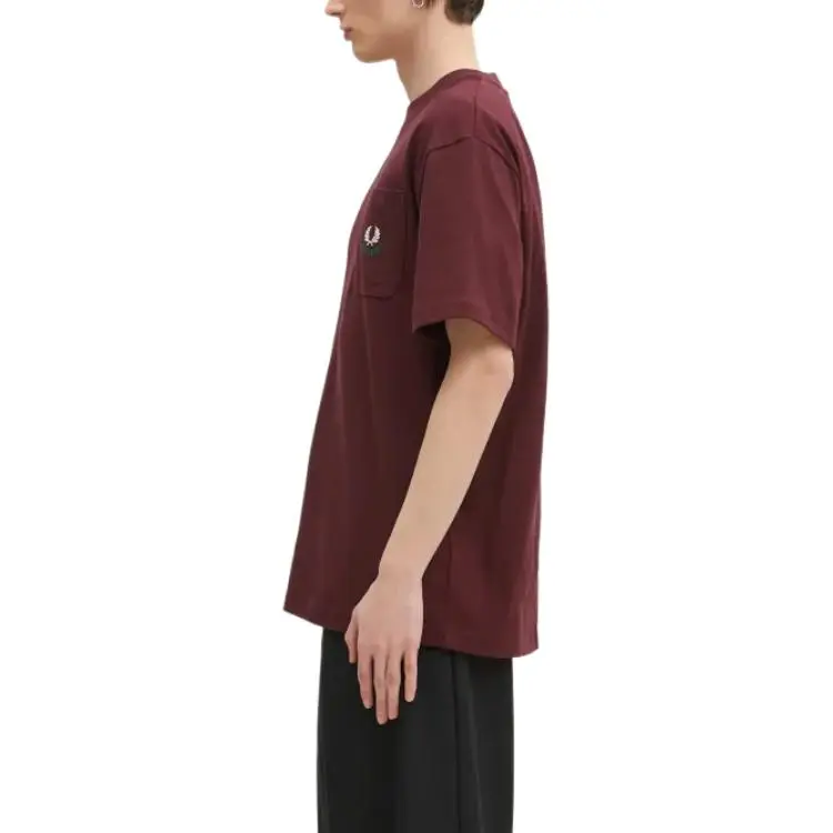 FRED PERRY T Shirt Men's Chestnut-3