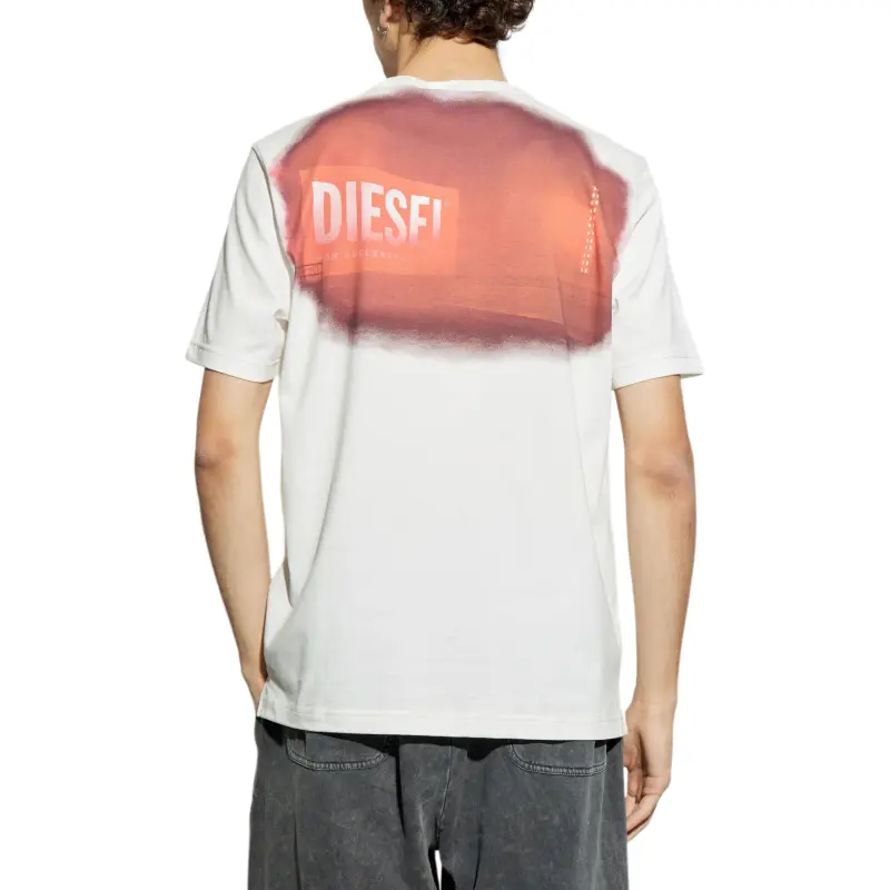 DIESEL T-Adjust-Slits-R13 Runway Set Printed T-Shirt-3
