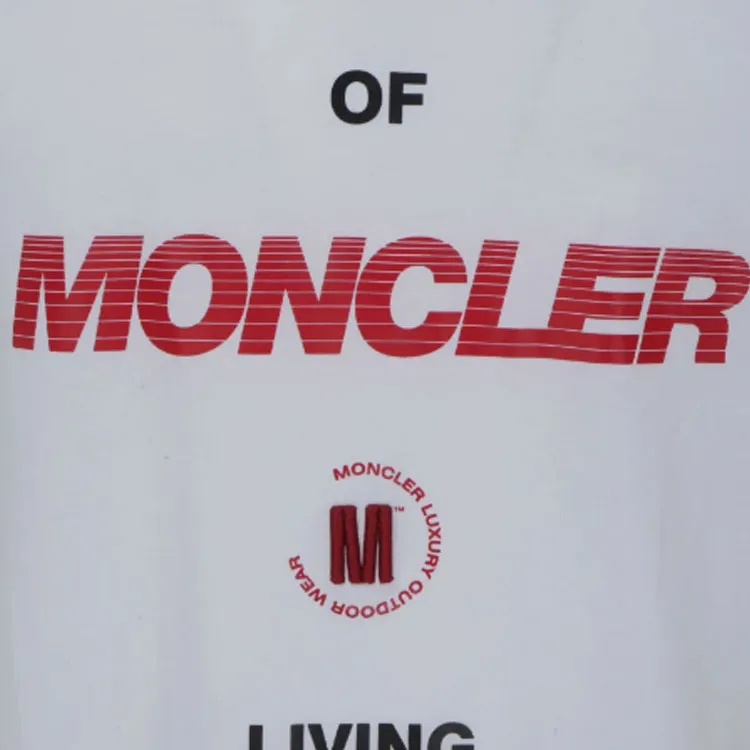 Moncler SS22 T Shirts Men White-2