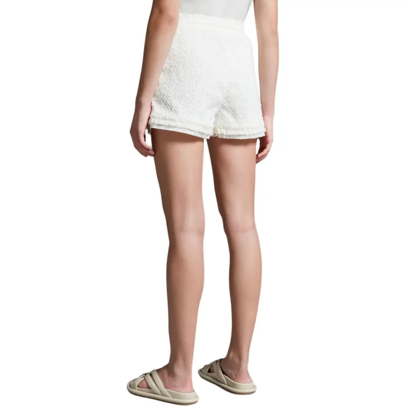 Moncler Logo patch Tweed Shorts-4