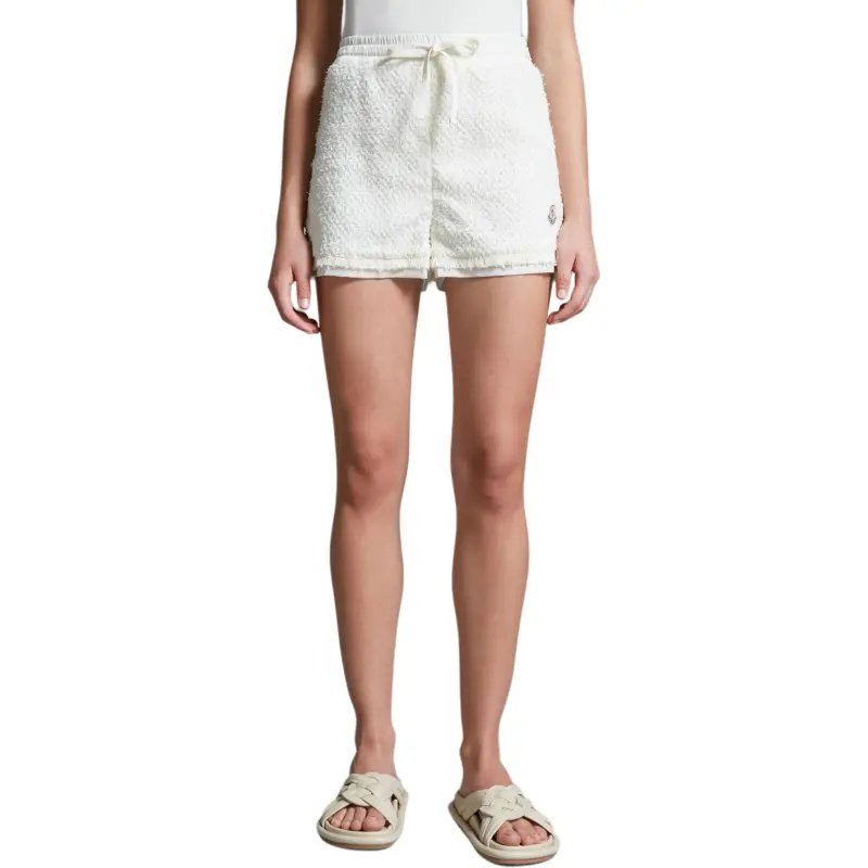 Moncler Logo patch Tweed Shorts-3