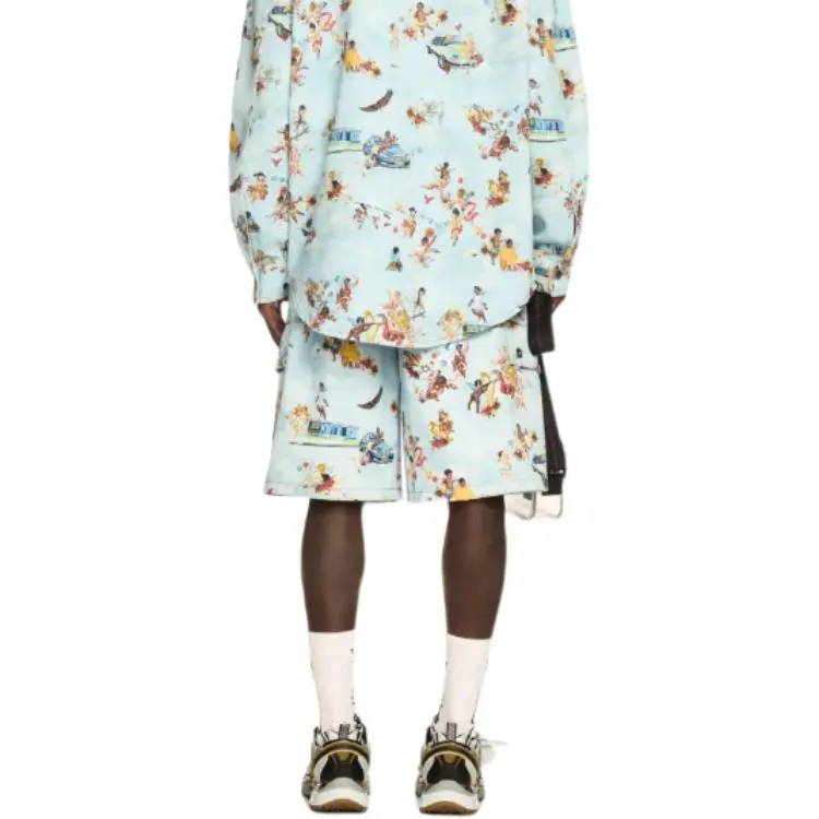 OFF WHITE Fresco print Shorts-3