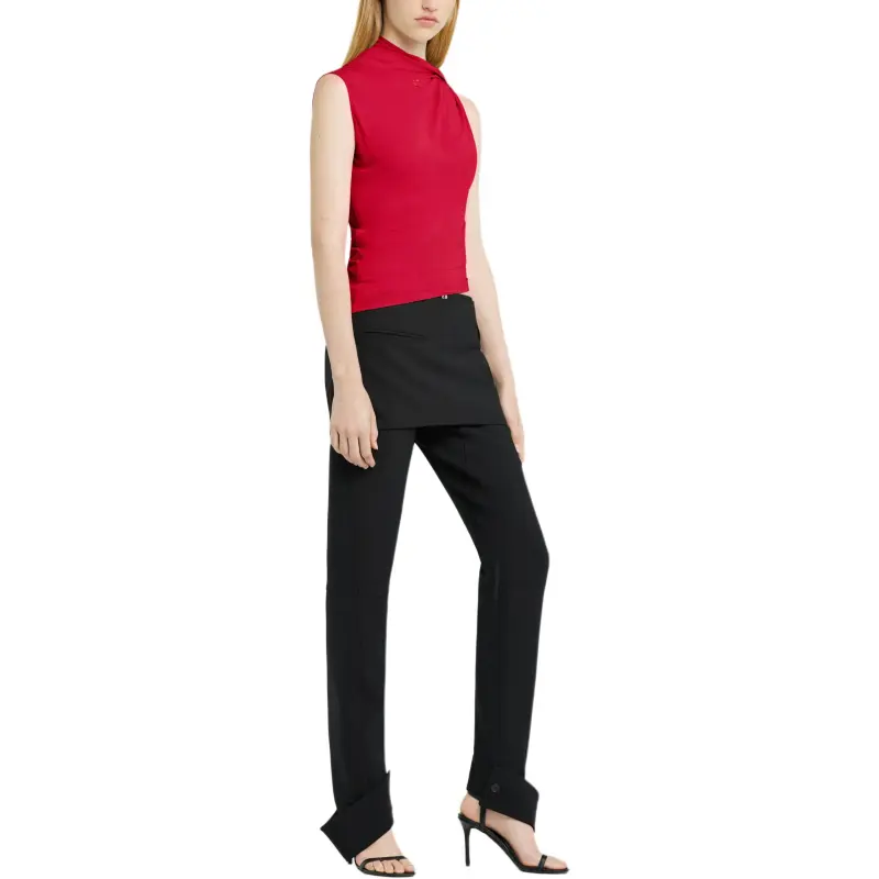 Courrèges Asymmetric Jersey Top-1
