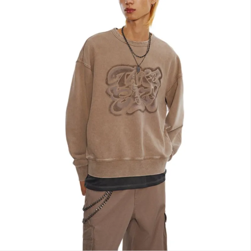 H&M Sweatshirts Men Beige-1