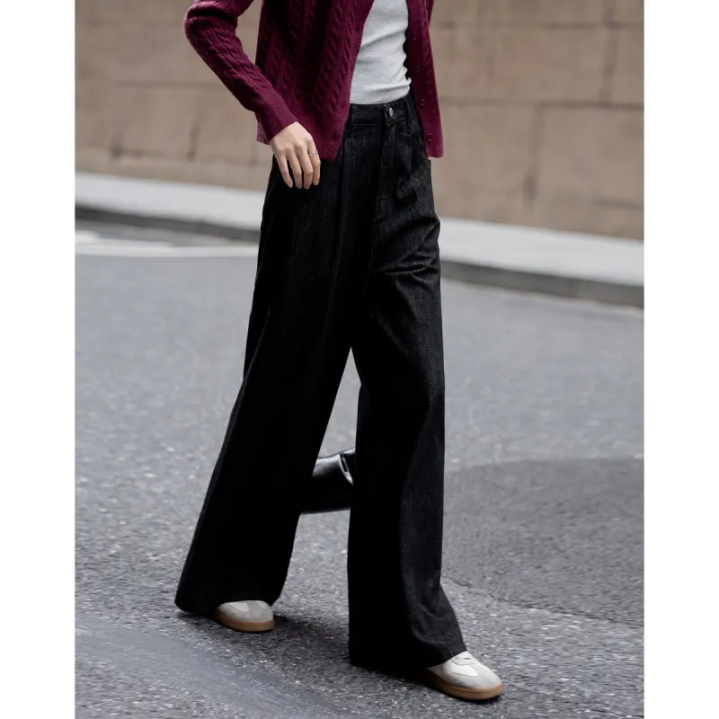【dme】 Jeans Women's Charcoal Black-3
