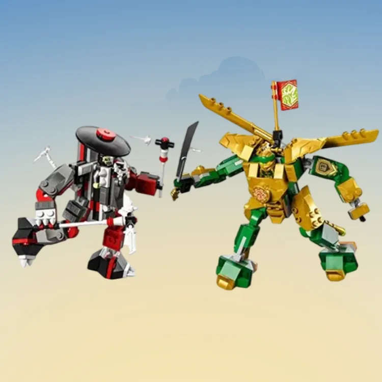 LEGO Jay Walker Ninjago Character Lloyd Montgomery Garmadon Loid Mecha Battle EVO Building Blocks 223pcs 71781-1