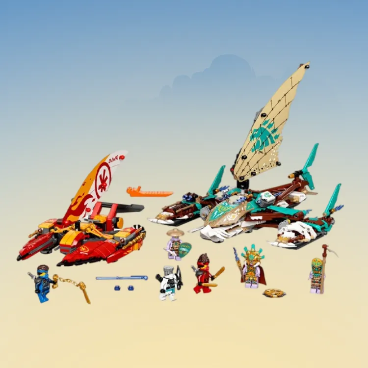 LEGO Phantom Ninja Collection Bicorne Ship Sea Battle Building Blocks 750pcs 71748-2