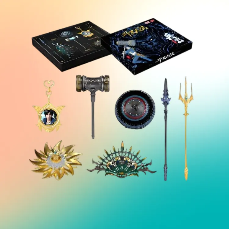 Spiritual Creations Weapon Douluo Continent, Tang San Martial Horcrux Weapon, Haotian Hammer Model Accessories-4