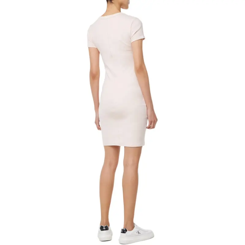 CALVIN KLEIN Short-Sleeved Dresses Women's Light Pink-3