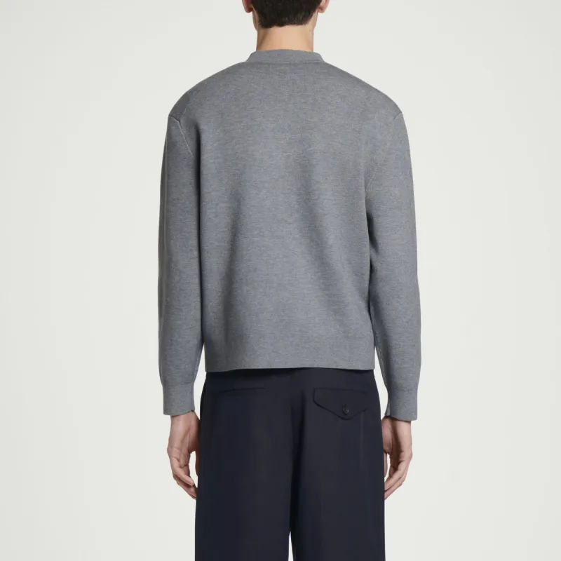 COS Sweaters Men Gray-4