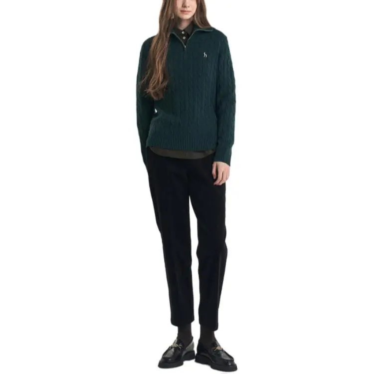 HAZZYS Sweater Women's Dark Green-4