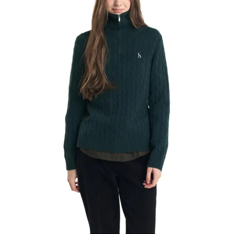 HAZZYS Sweater Women's Dark Green-2