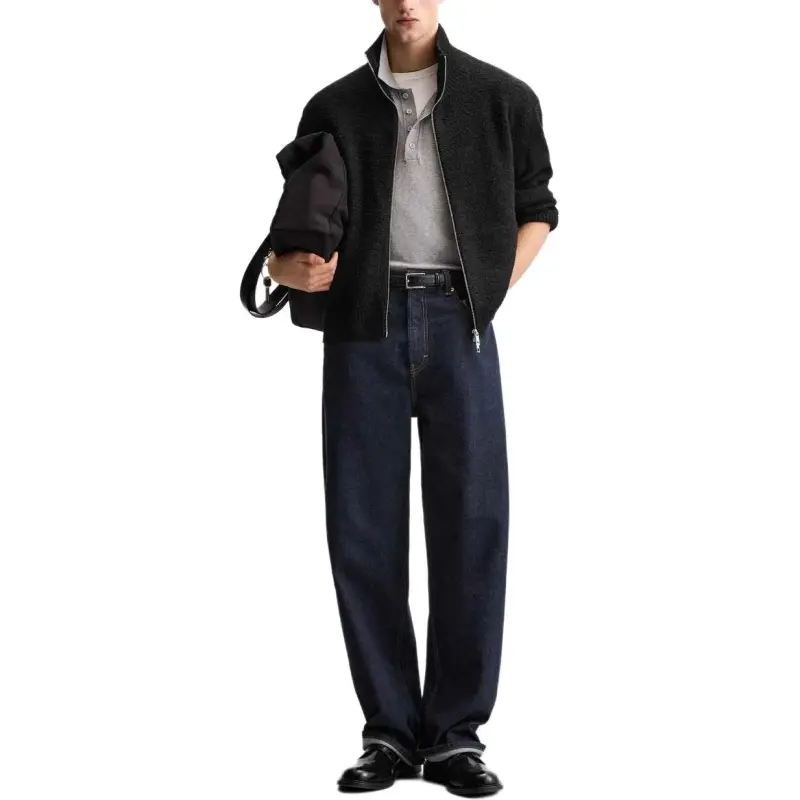 ZARA Knitwear Men Black-3