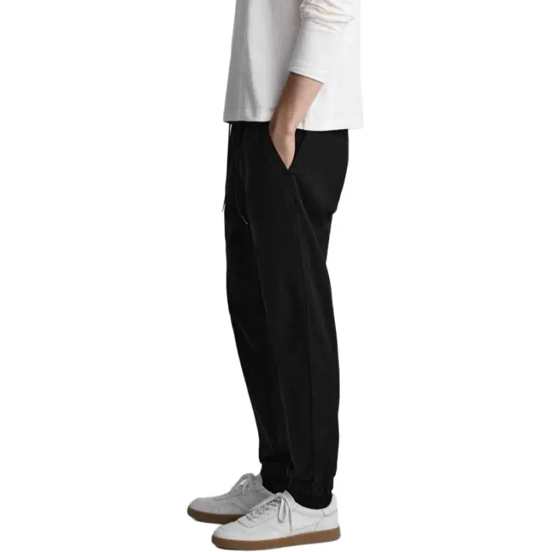 ZARA Casual Pants Men Black-2