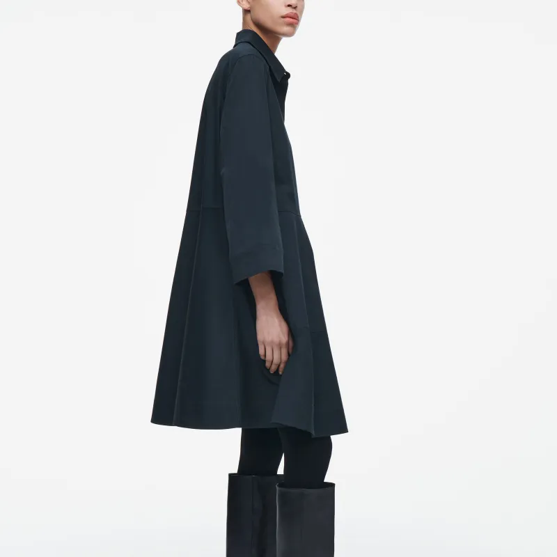 COS Long-Sleeved Dresses Women's Navy Blue-2