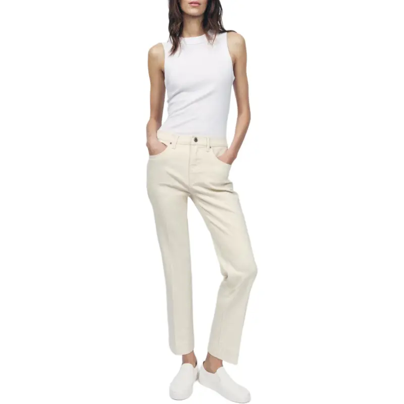 ZARA ZW Series Jeans Women's Frosted White-2